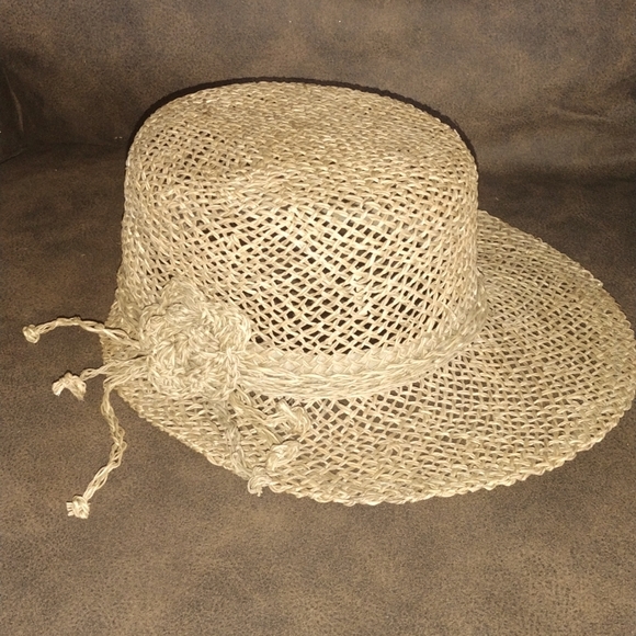 Cute Summer Wicker Style Hat NWOT 👒 - Picture 10 of 10